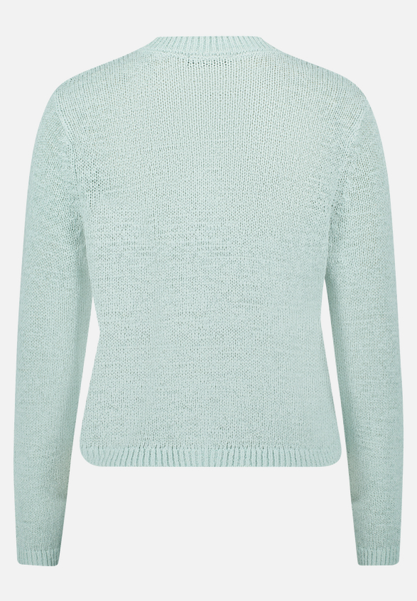 Strick-Cardigan mit aufgesetzten Taschen / Rückseite