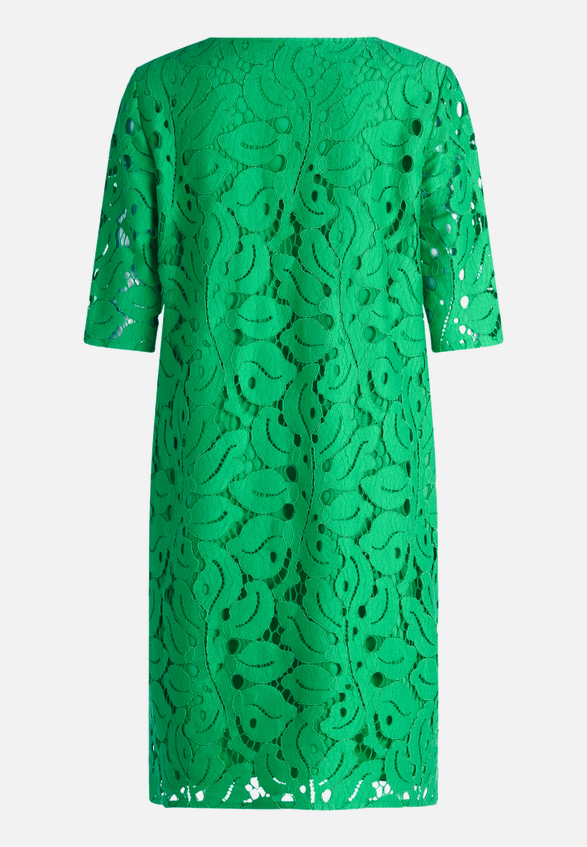 Spitzenkleid mit V-Ausschnitt / Rückseite