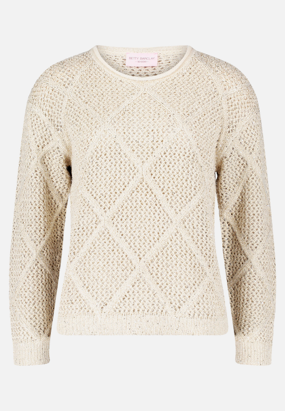 Strickpullover mit Effektgarn / Vorderseite
