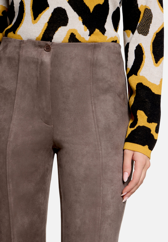 Kunstlederhose  aus Velour Style Selina Fashion  / Detailbild
