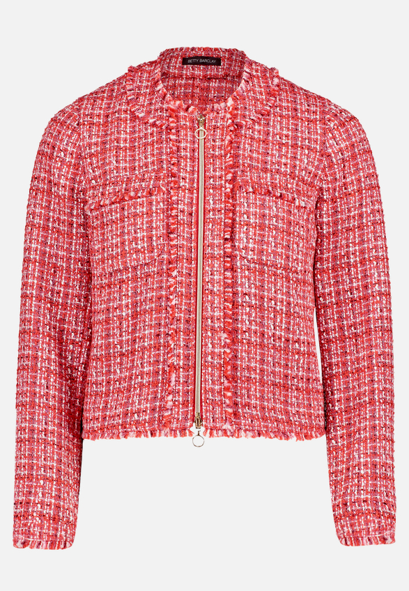 Blazer-Jacke mit Fransen / Vorderseite