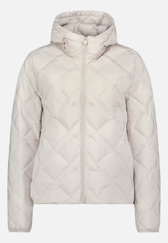 Leichte Steppjacke  mit Kapuze  / Vorderseite