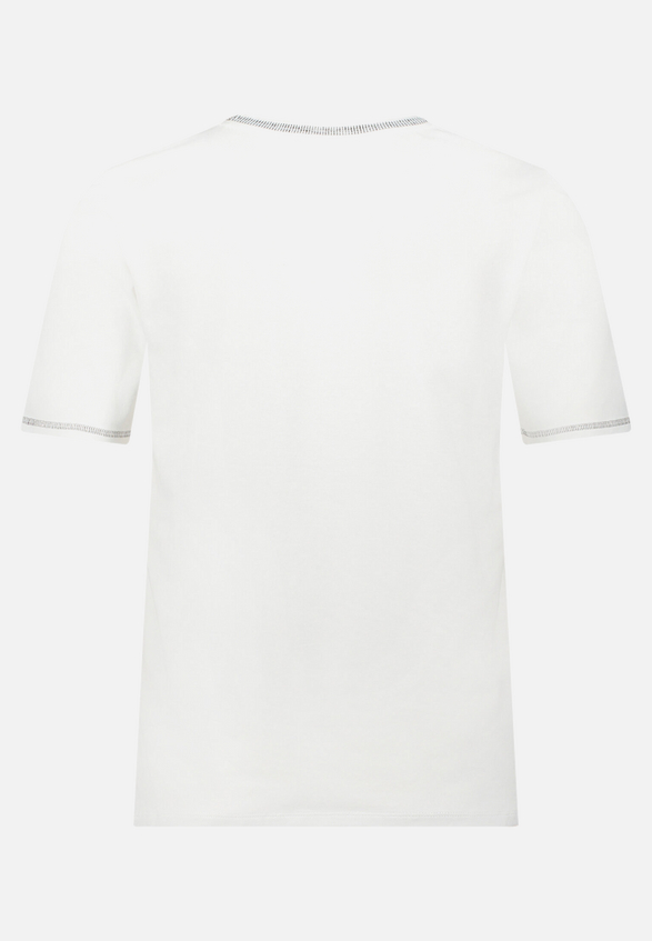 Basic Shirt mit Aufdruck / Rückseite