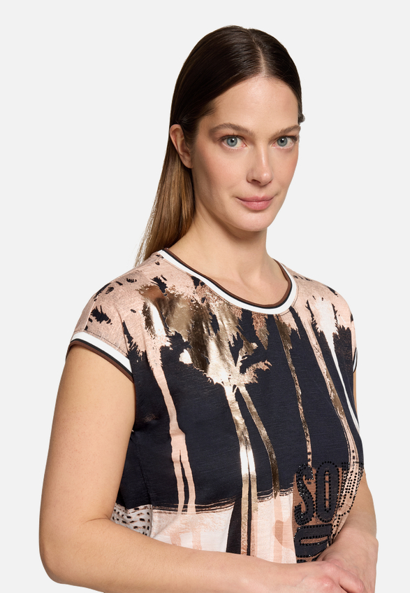 Printshirt mit Tunnelzug / Detailbild