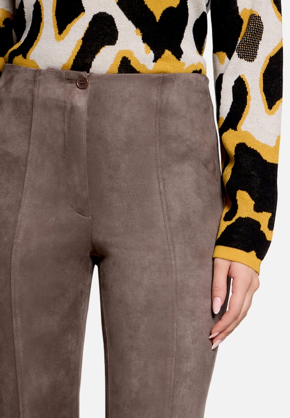 Kunstlederhose  aus Velour Style Selina Fashion  / Detailbild