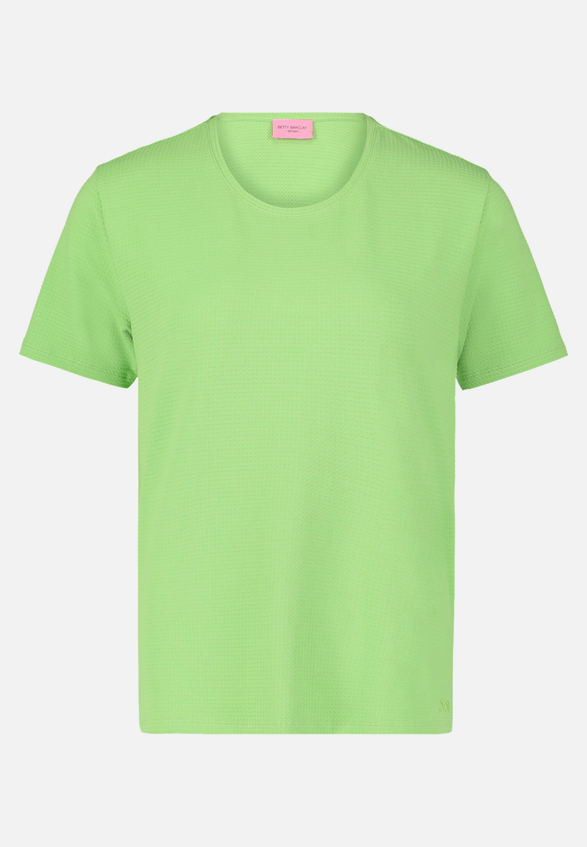 Basic Shirt mit Struktur / Vorderseite