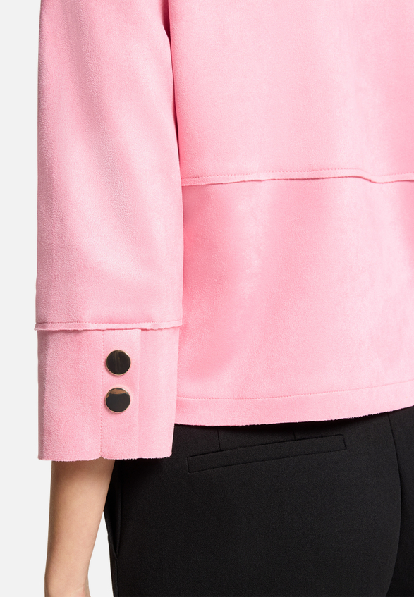 Blazer-Jacke mit aufgesetzten Taschen / Detailbild