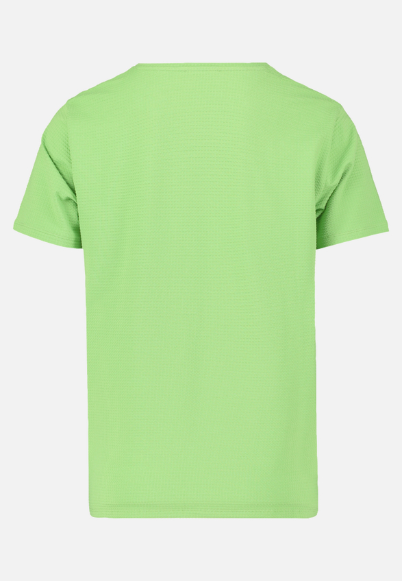 Basic Shirt mit Struktur / Rückseite