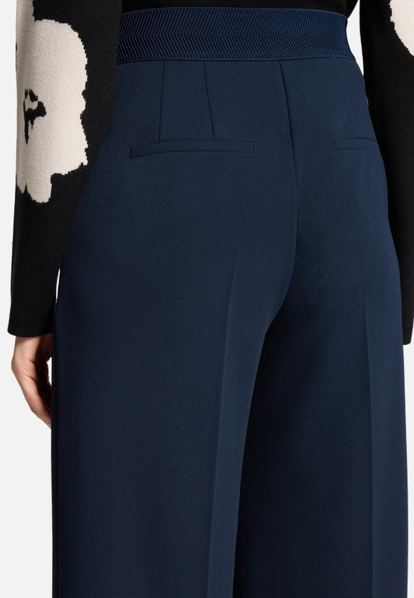 Marlene-Hose  Wideleg mit Bügelfalte / Detailbild