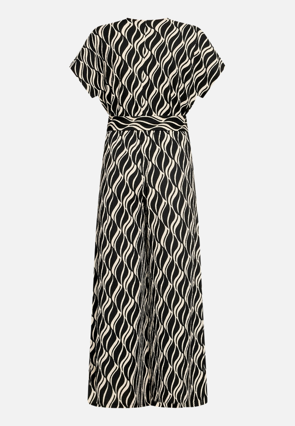 Eleganter Jumpsuit  mit grafischem Muster / Rückseite