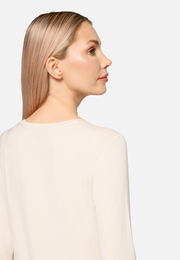 Basic Shirt mit Placement / Detailbild