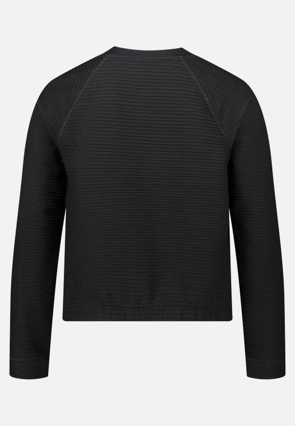 Casual-Jacke mit Rippenstruktur / Rückseite