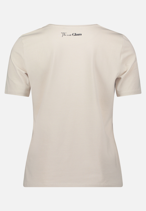 Basic Shirt mit Placement / Rückseite