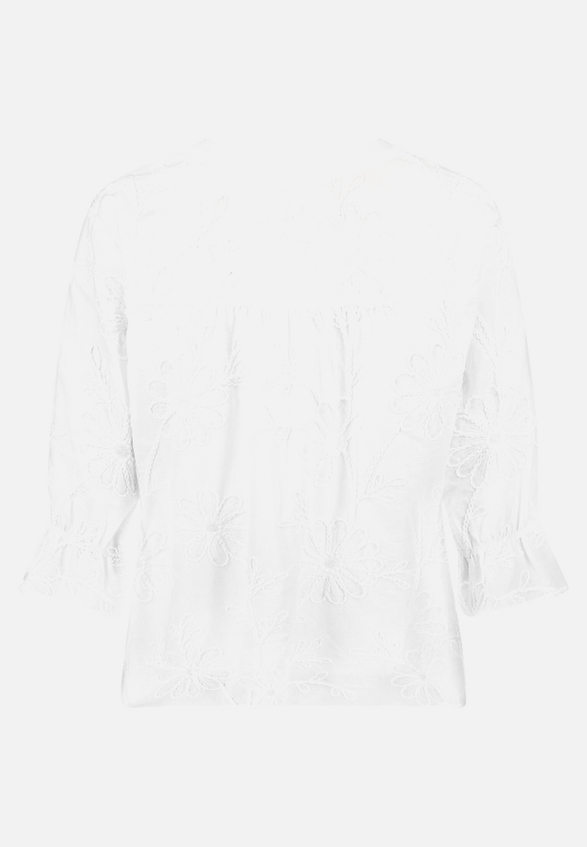 Schlupfbluse mit 3/4 Arm / Rückseite