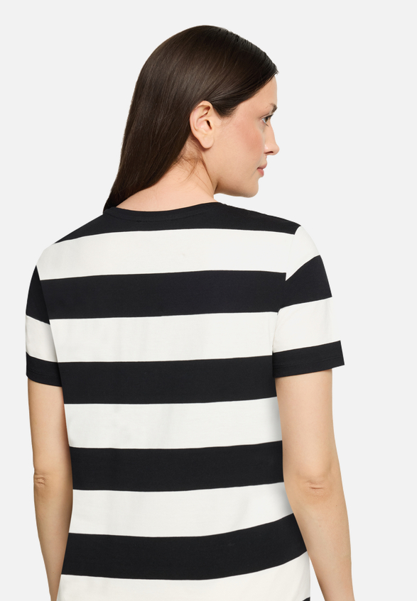 Ringelshirt mit Tunnelzug / Detailbild