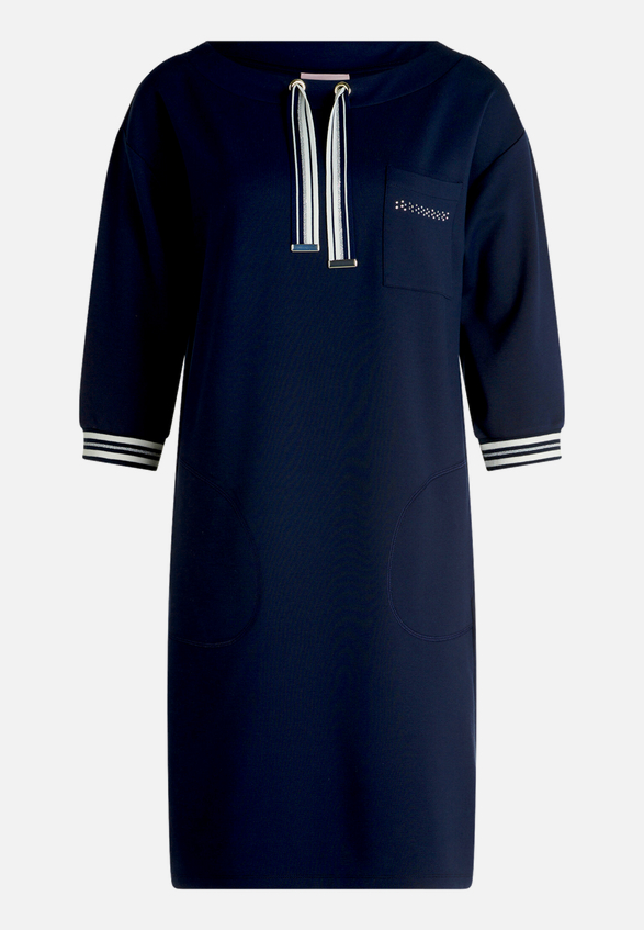 Jerseykleid mit 3/4 Arm / Vorderseite