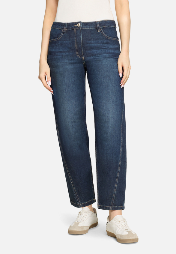 Casual-Hose unifarben / Modellfoto Vorderseite