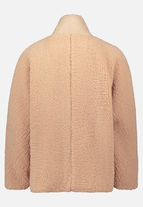 Outdoorjacke mit Plüsch / Rückseite