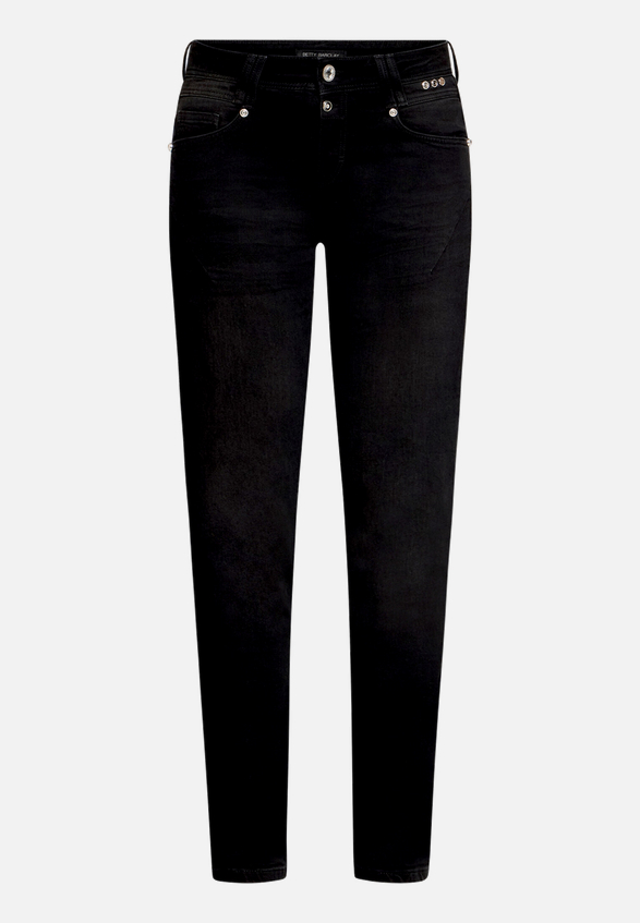 Boyfriend-Hose mit Nieten / Vorderseite