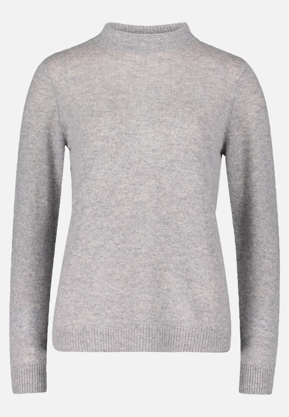 Kaschmir-Pullover mit Stehkragen / Vorderseite