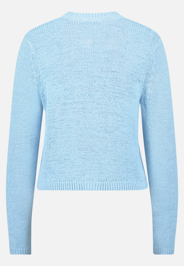 Strick-Cardigan mit aufgesetzten Taschen / Rückseite