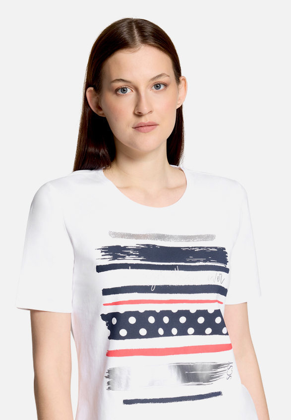 Basic Shirt mit Aufdruck / Detailbild