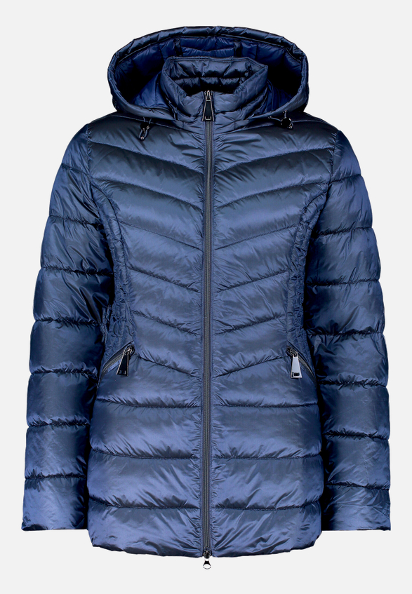 Outdoorjacke mit abnehmbarer Kapuze / Vorderseite