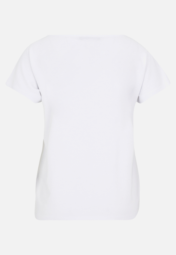 Basic Shirt mit U-Boot-Ausschnitt / Rückseite