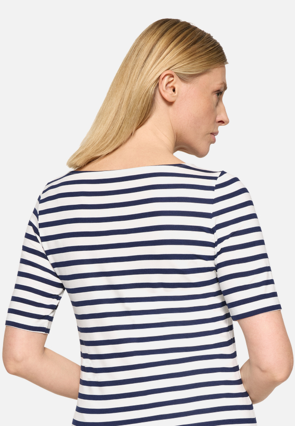 Ringelshirt mit Placement / Detailbild