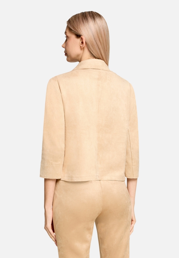 Blazer-Jacke mit Reißverschluss / Modellfoto Rückseite