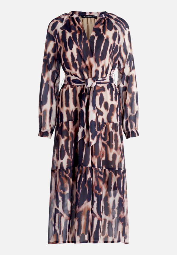 Stufenkleid langarm / Vorderseite