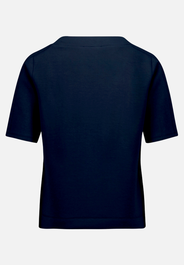 Sweatshirt  kurzarm mit Tunnelzug / Rückseite