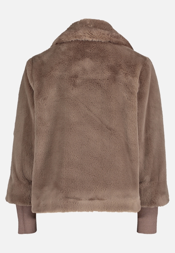 Outdoorjacke mit Plüsch / Rückseite