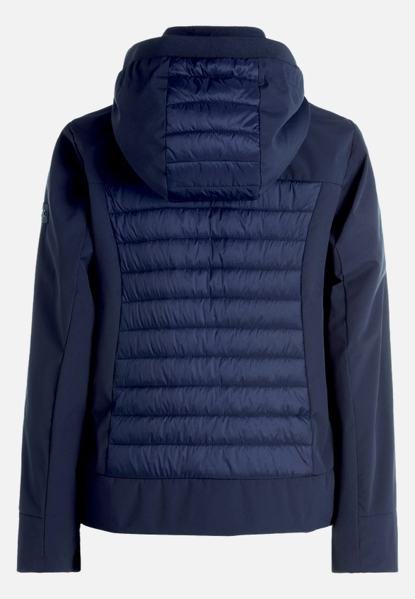 Outdoorjacke mit abnehmbarer Kapuze / Rückseite