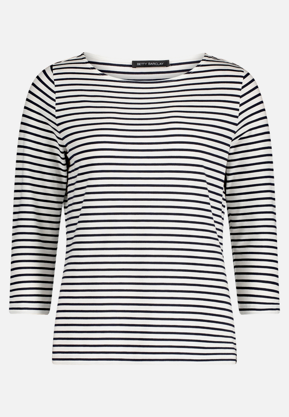 Basic Shirt mit Ringel / Vorderseite