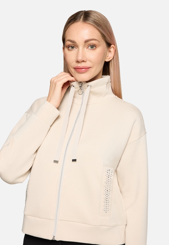 Shirtjacke mit Rippenstruktur / Detailbild