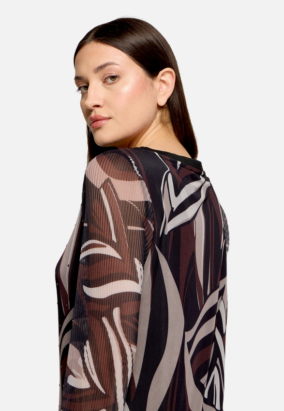Langarm-Shirt mit Plissee / Detailbild