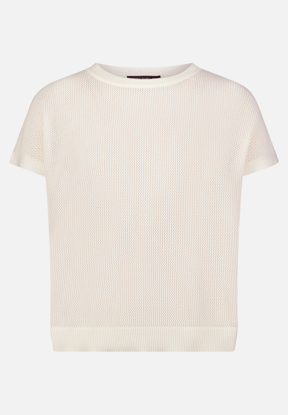 Lochstrick-Pullover ohne Arm / Vorderseite