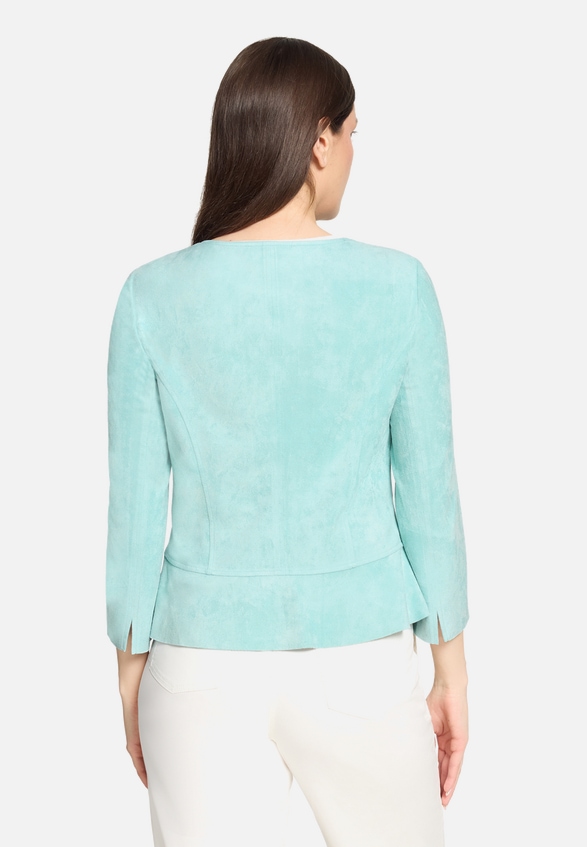 Blazer-Jacke mit Reißverschluss / Modellfoto Rückseite