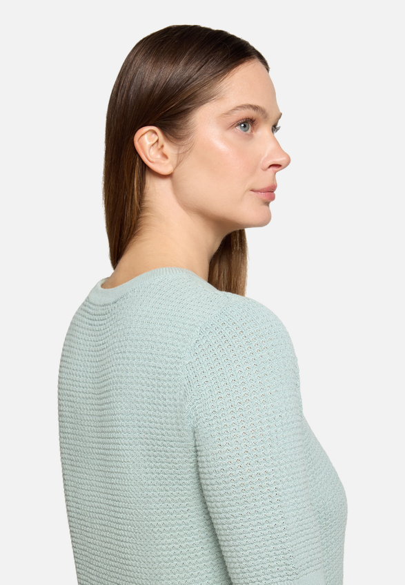 Strickpullover mit Struktur / Detailbild