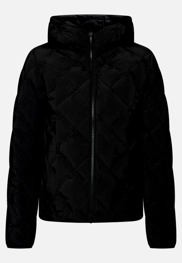 Leichte Steppjacke  mit Kapuze  / Vorderseite
