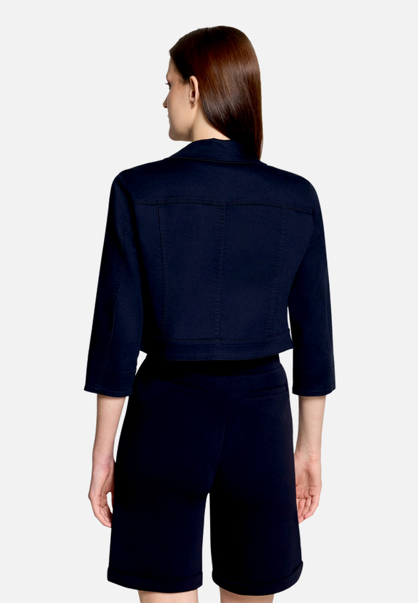 Jeansjacke mit 3/4 Arm / Modellfoto Rückseite