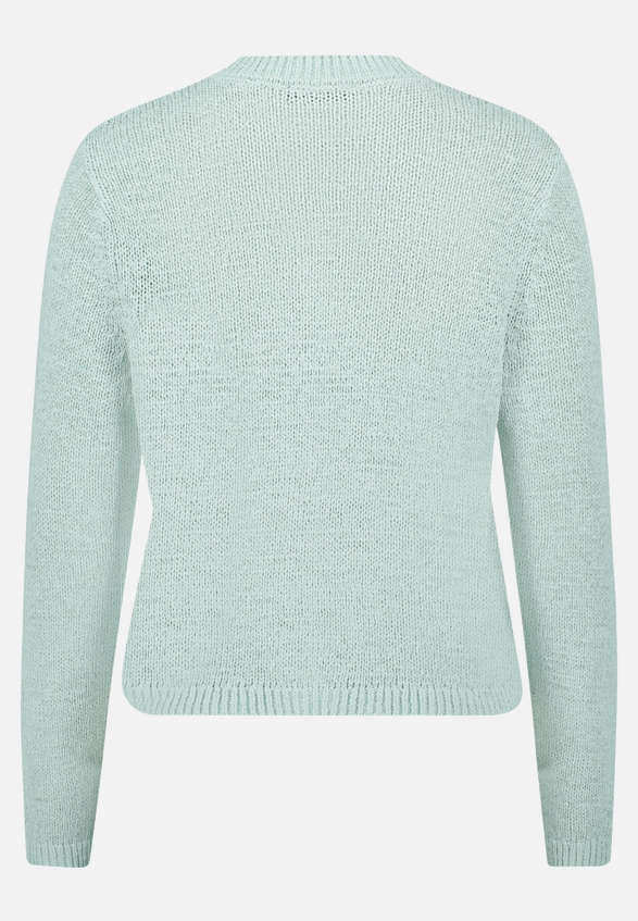 Strick-Cardigan mit aufgesetzten Taschen / Rückseite
