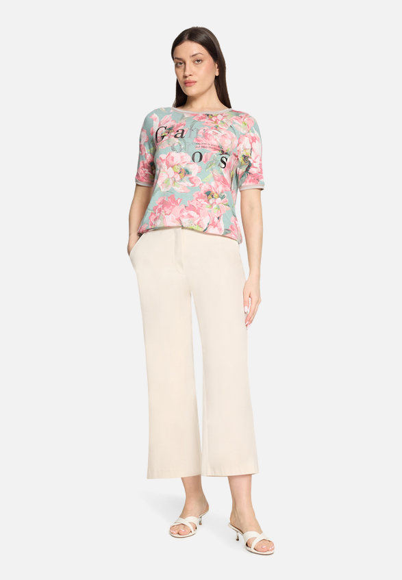 Casual-Shirt mit Tunnelzug / Modellfoto Vorderseite (Outfit)