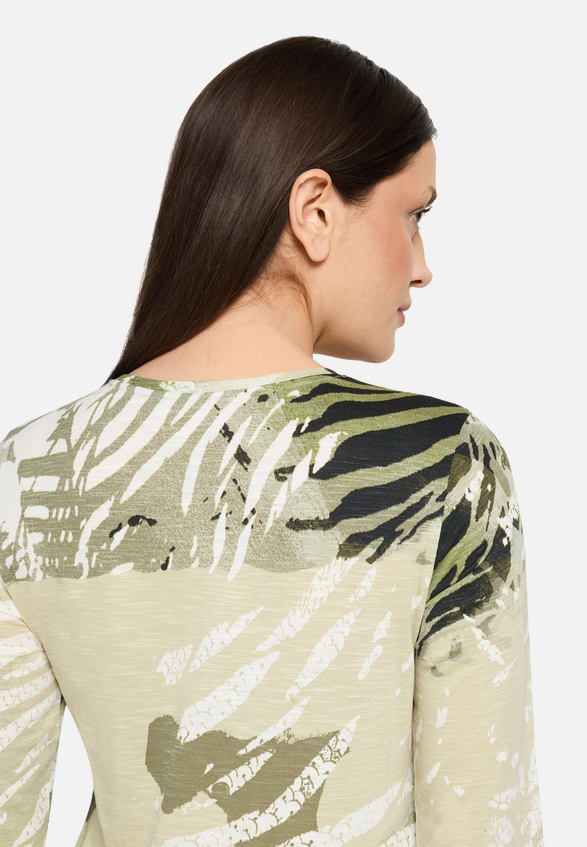 Basic Shirt mit Print / Detailbild