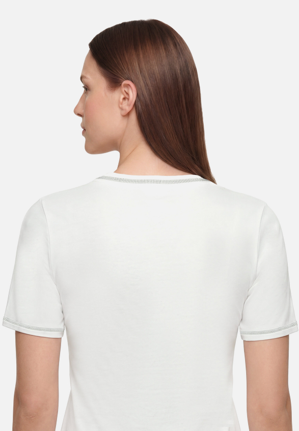 Basic Shirt mit Aufdruck / Detailbild