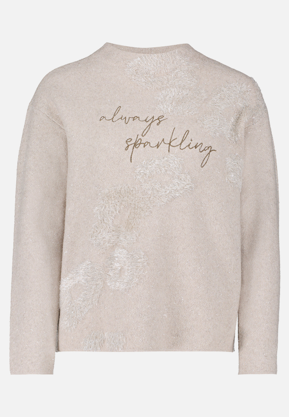 Strickpullover mit Jacquard / Vorderseite
