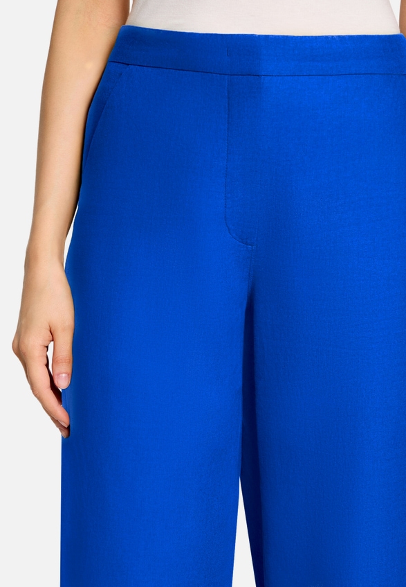 Leinenhose unifarben / Detailbild