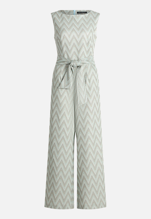 Jumpsuit mit Bindegürtel / Vorderseite