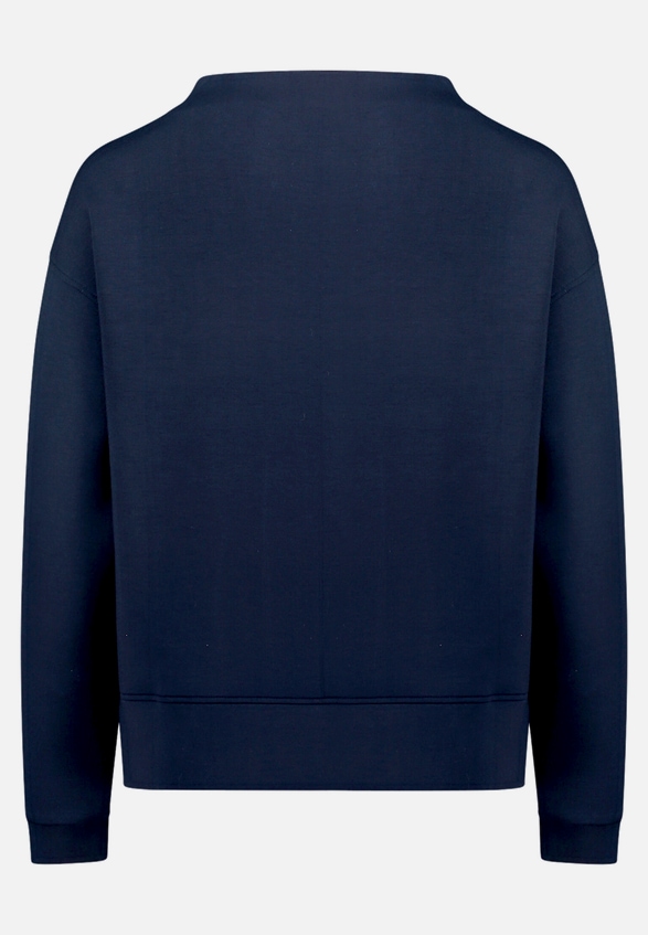 Sweatshirt mit Stehkragen / Rückseite